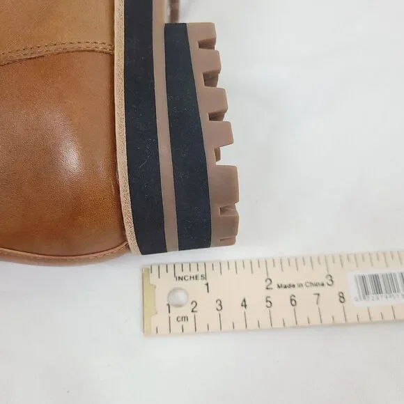 Madewell Chelsea Boots 7.5 Brown Leather Pull-On Ankle Booties - Picture 8 of 9